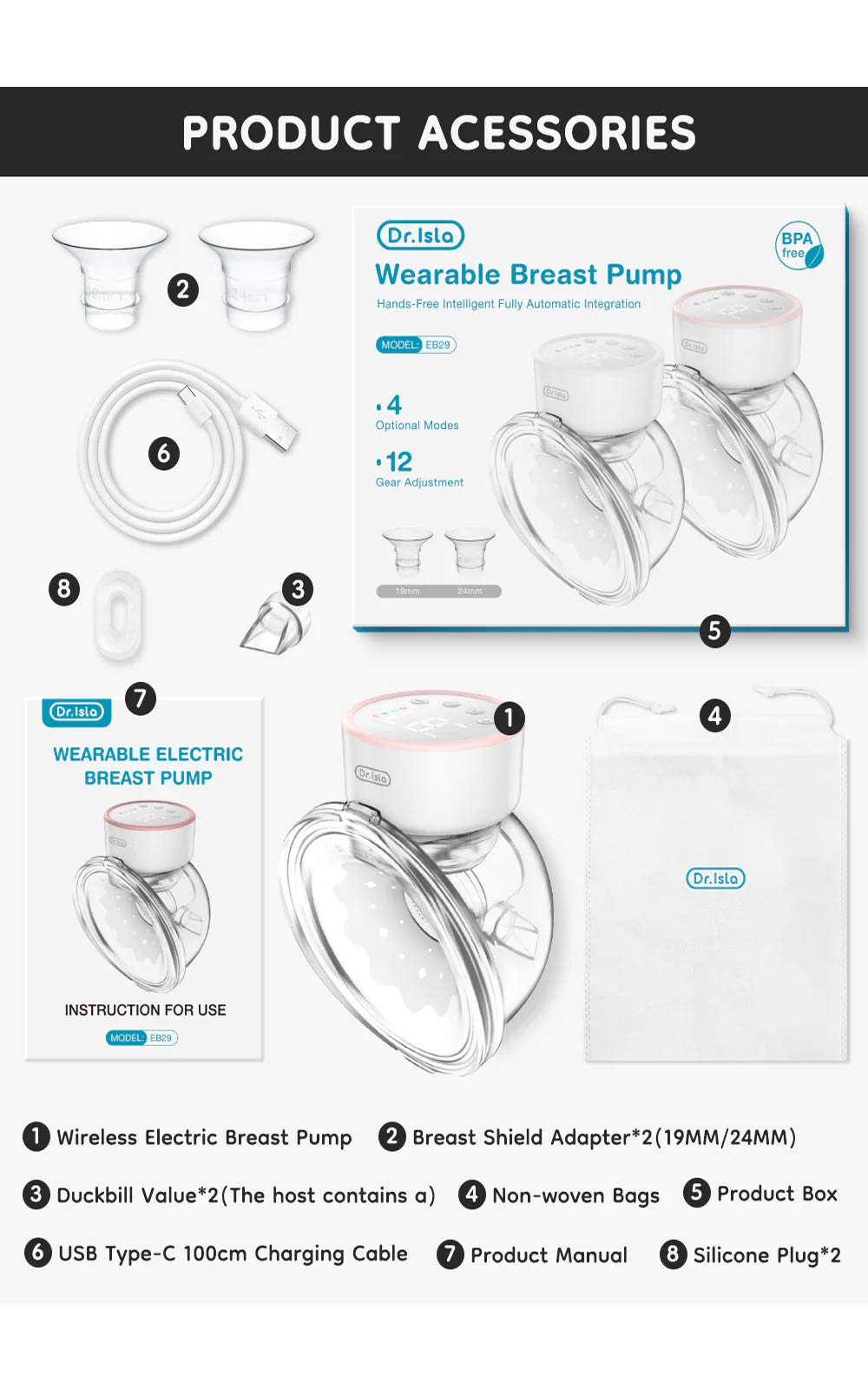 Hands-Free Breast Milk Pump