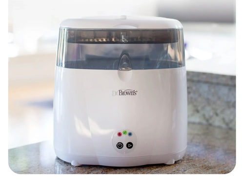 Electric Baby Bottle Washer and Sterilizer with Bottle Warming Features Brown’s