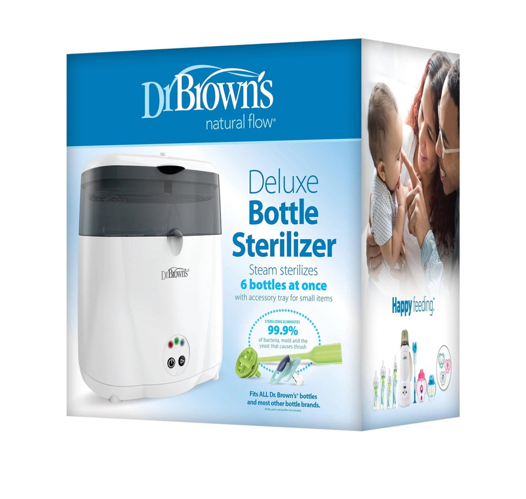 Electric Baby Bottle Washer and Sterilizer with Bottle Warming Features Brown’s